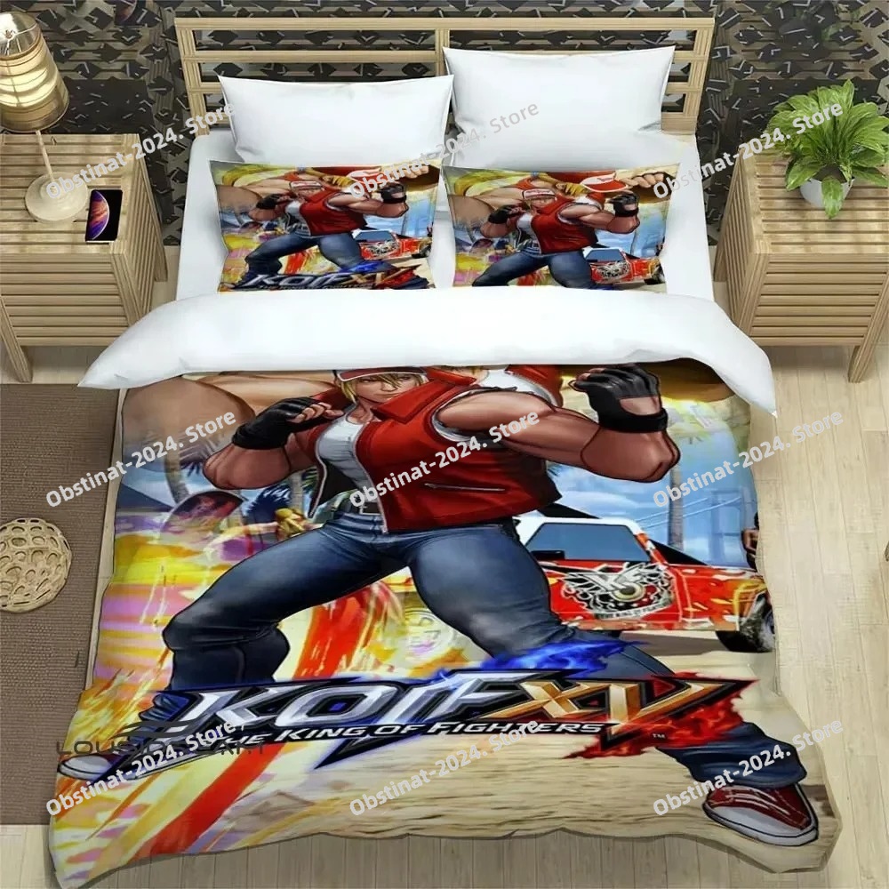 3D Printing Quilting - KOF game Cartoons 3D Bedding Set