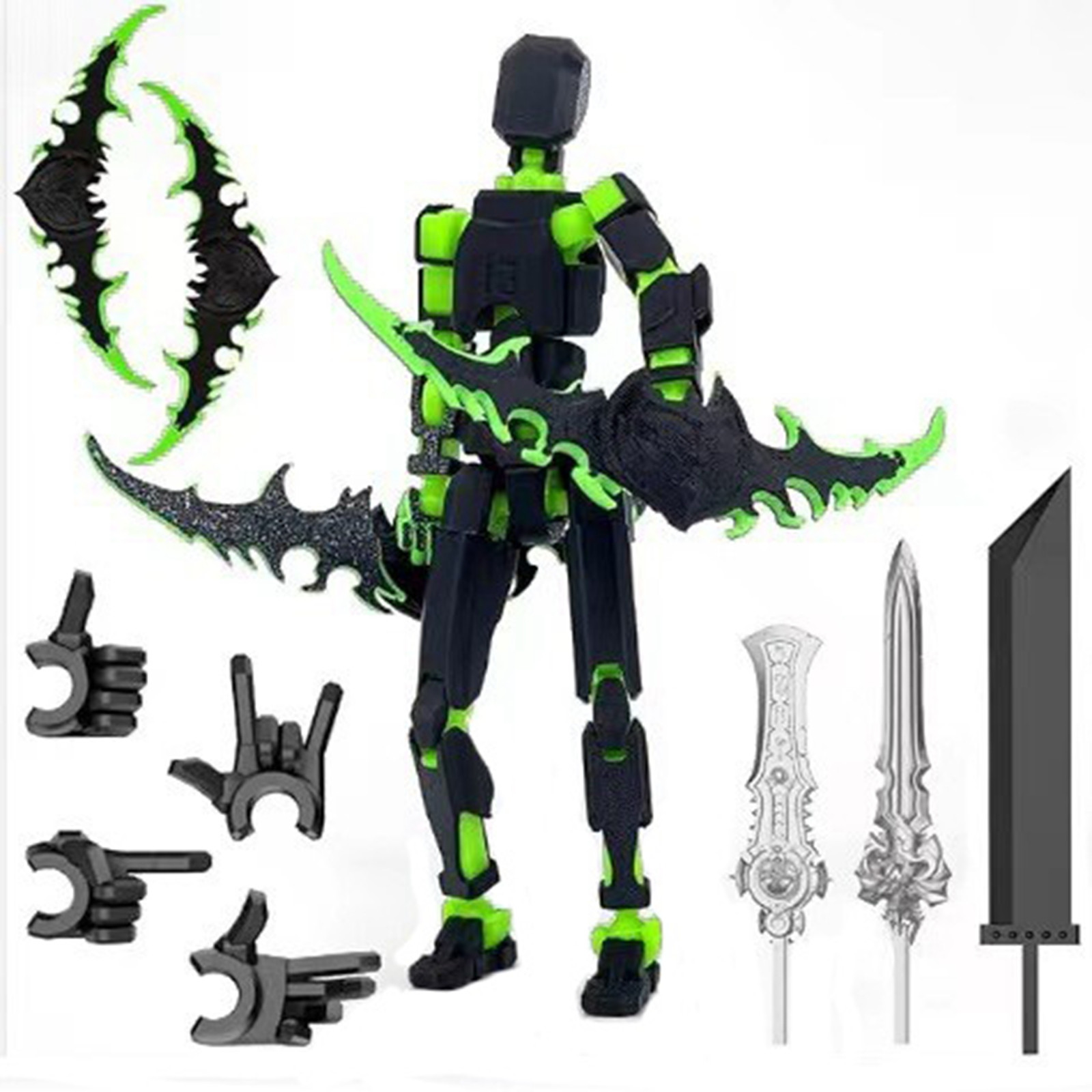 3D Printing Robot - Titan 13 With Wings Figure Toys