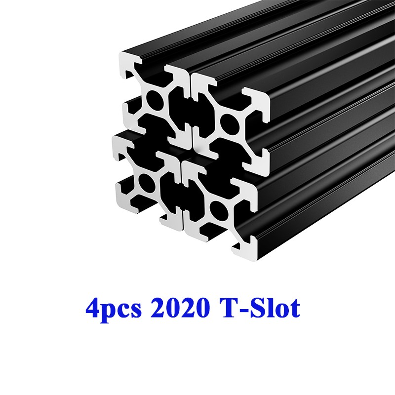 V Slot Aluminum Extrusion - 4pcs 2020 T-Slot Aluminum Extrusion Profile