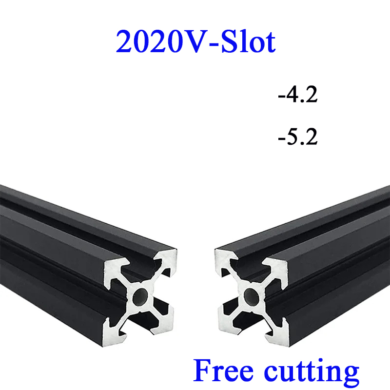 V Slot Aluminum Extrusion - 2PCS 2020 V-slot Aluminum Profile Aluminum