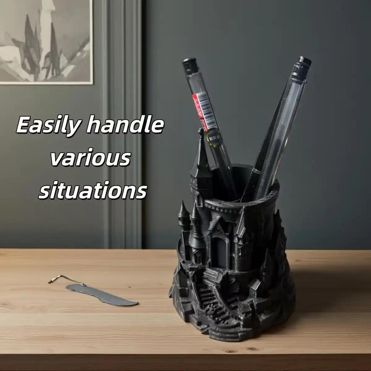 3D Printing Drawing - Harry Potter Dark Style Pen Holder