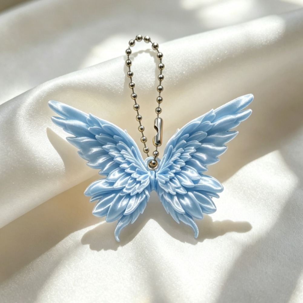 3D Printing Keychain - Cute Layered Butterfly Wings Keychains Hanging