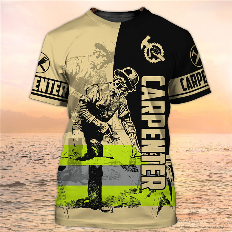 3D Printing Operator - Excavating Machinery Graphic Men's Fashion T-shirts