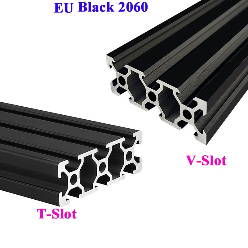 1Pcs Black Aluminum Profile 20 - V Slot Aluminum Extrusion ulasan dan harga