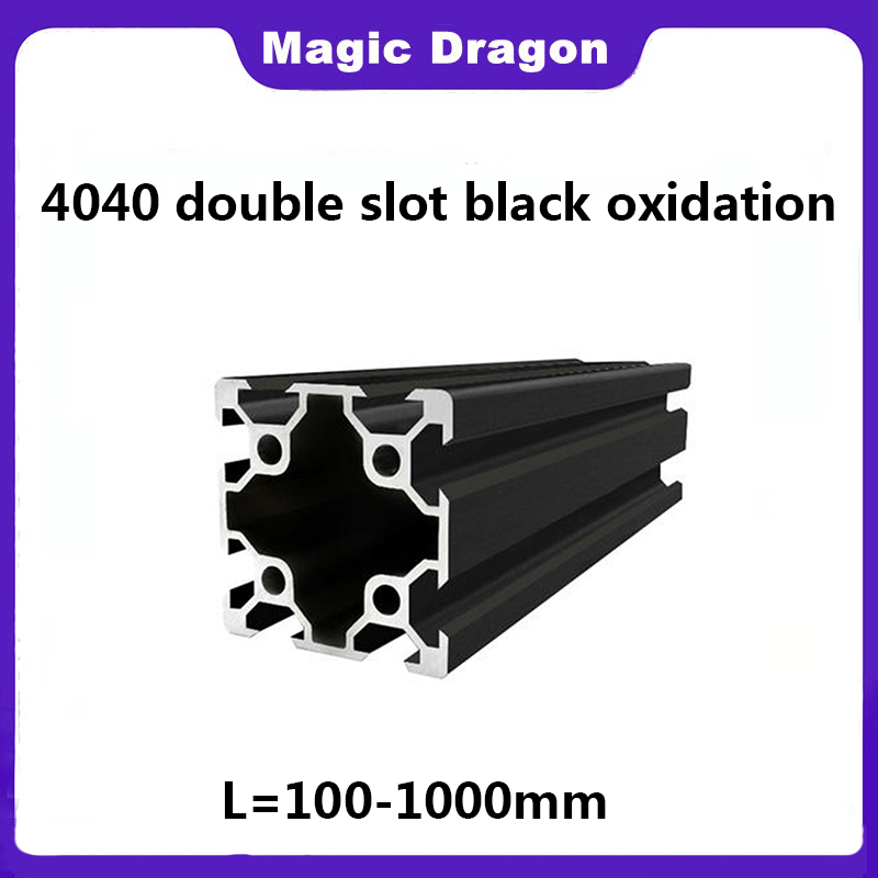 1PCS Black 4040 Double Slot V- - V Slot Aluminum Extrusion ulasan dan harga