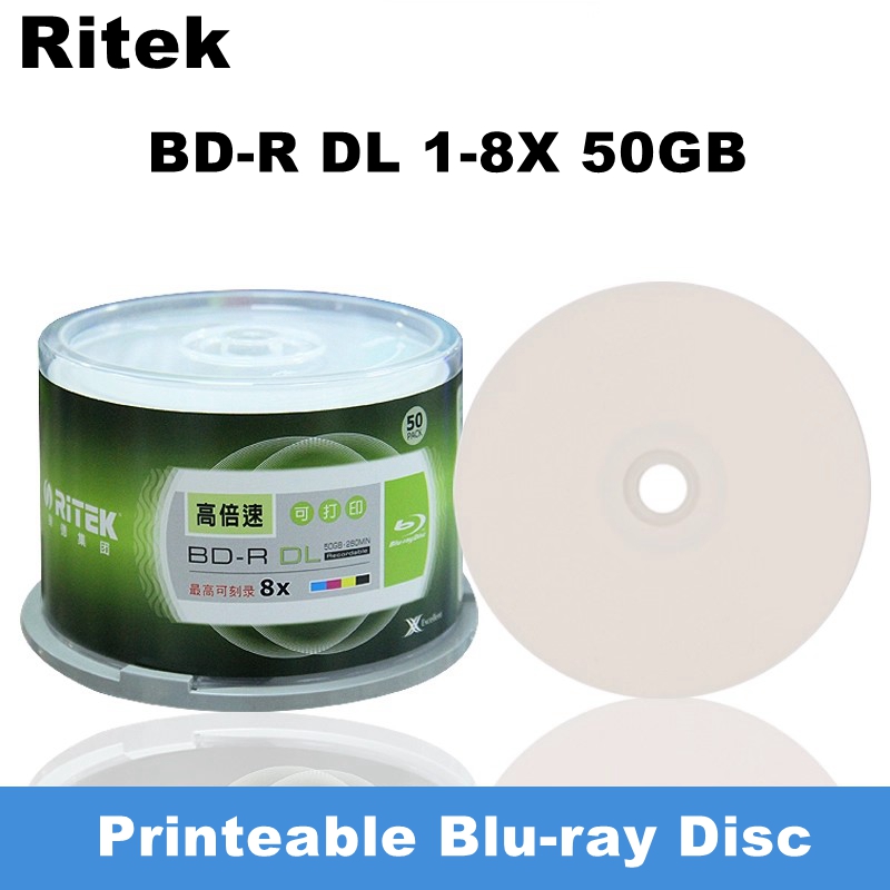1PCS Ritek BD-R DL 50GB Printa - 3D Printing Robot ulasan dan harga