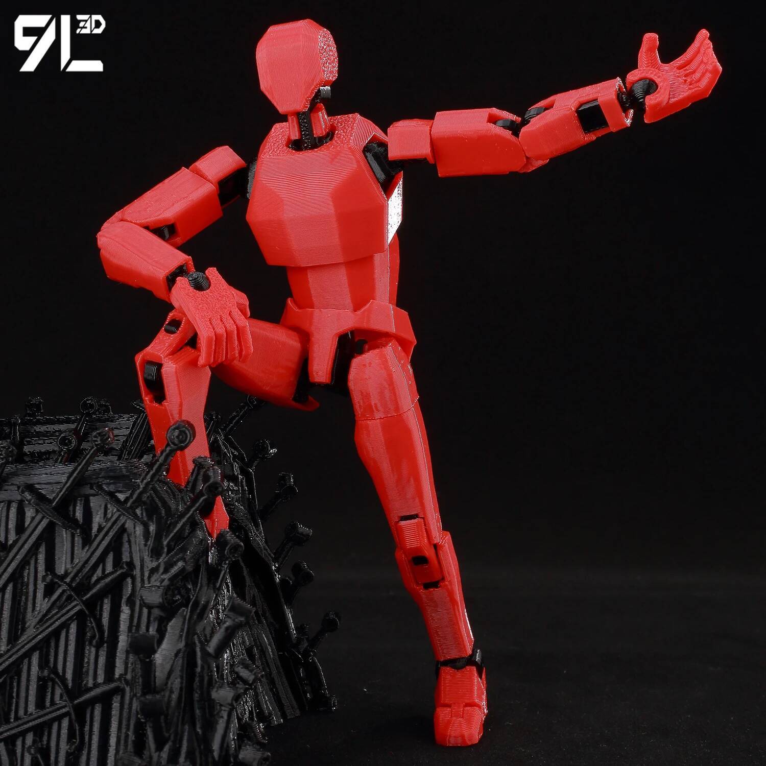 9L3D Printed Dummy13 Lucky13 T - 3D Printing Character ulasan dan harga