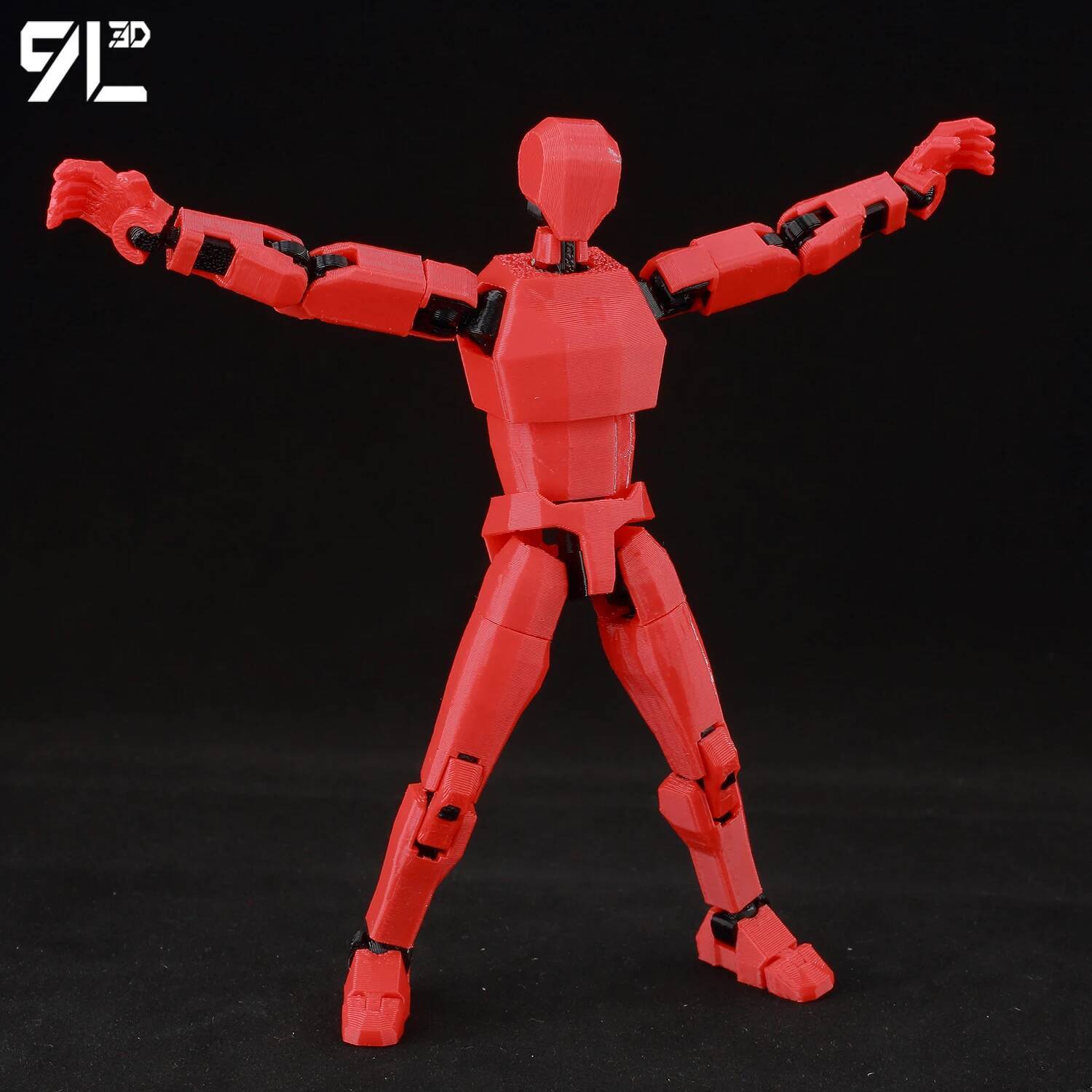 9L3D Printed Dummy13 Lucky13 T - 3D Printing Character ulasan dan harga