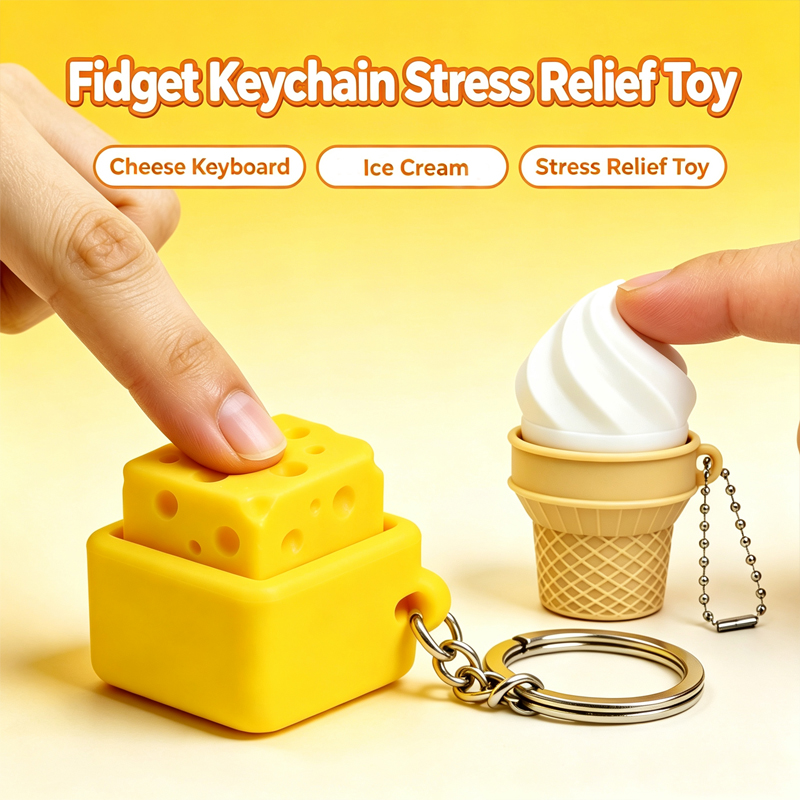 3D Printed Fidget Clicker Keyc - 3D Printing Keychain ulasan dan harga