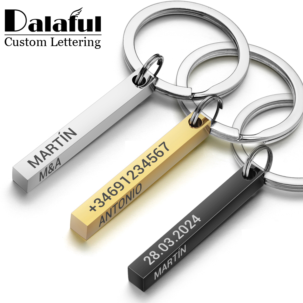 Stainless Steel Personalized K - 3D Printing Keychain ulasan dan harga