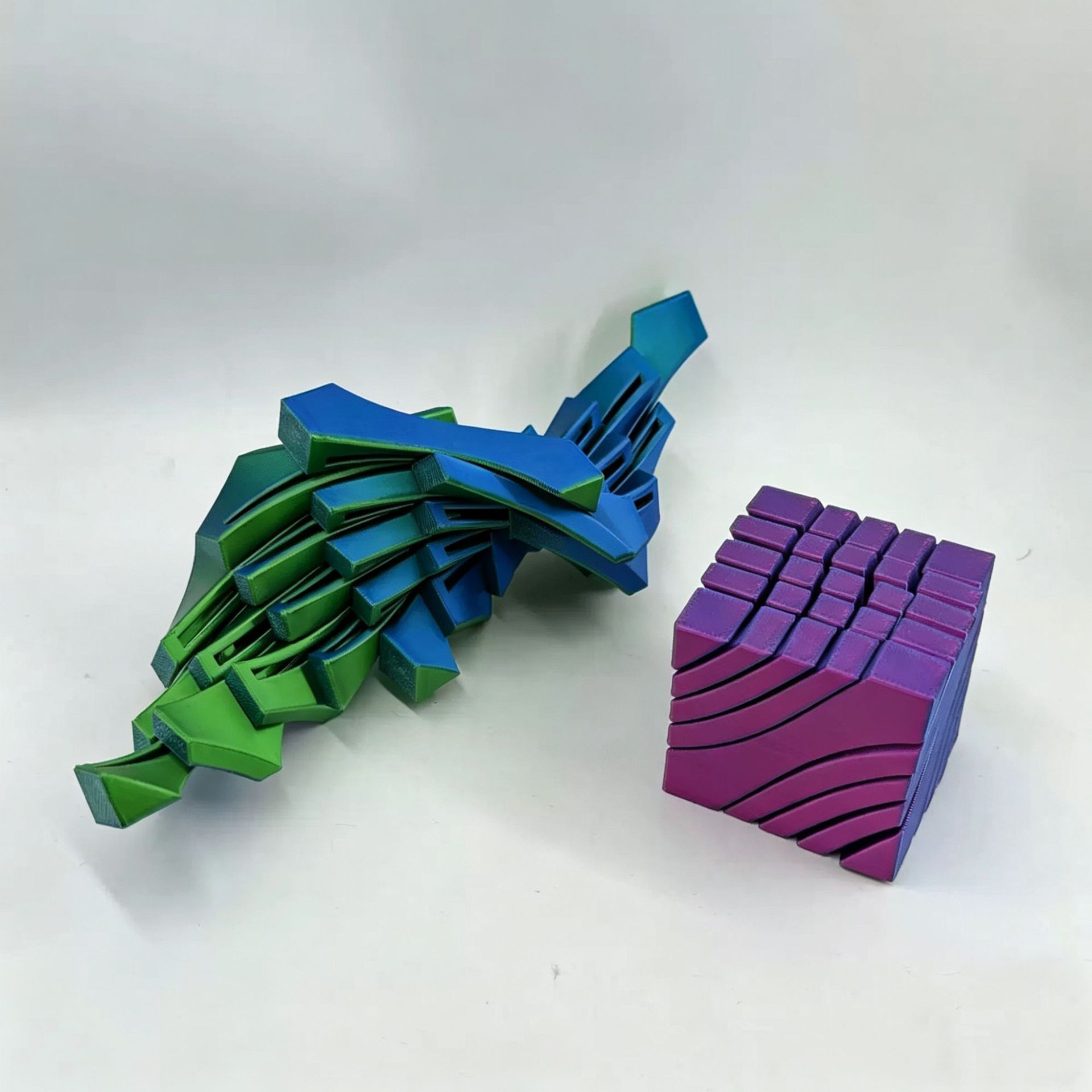 3D Printed Liquid Flow Rubik's - 3D Printing Drawing ulasan dan harga