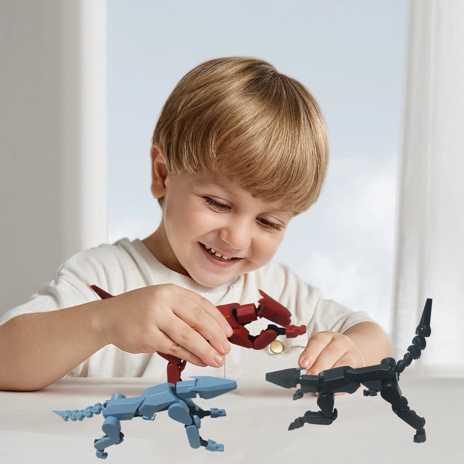 Multi-jointed Movable Robot 3. - 3D Printing Robot ulasan dan harga