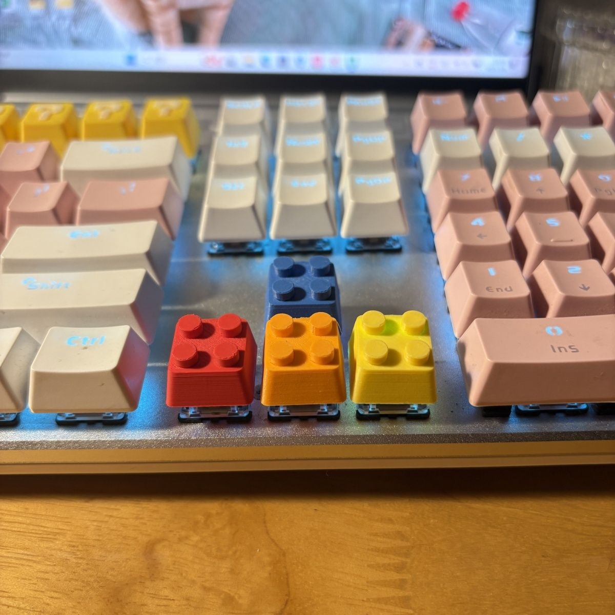 3D Printed MX Stem Keycaps Cre - 3D Printing Keyboard Keys ulasan dan harga