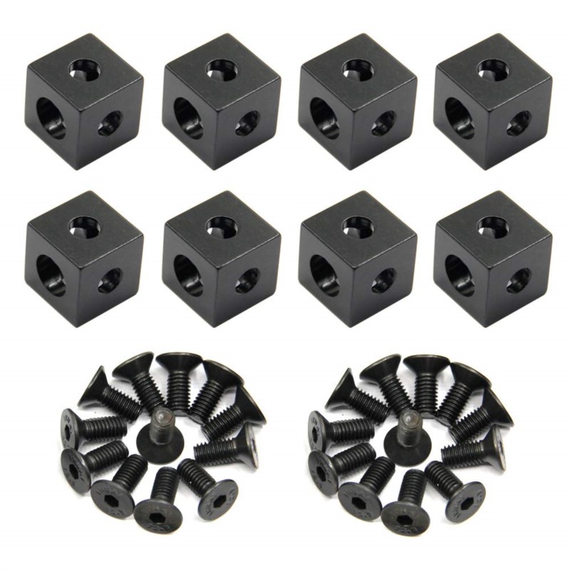 8pcs/pack 2020 Aluminum Block  - V Slot Aluminum Extrusion ulasan dan harga