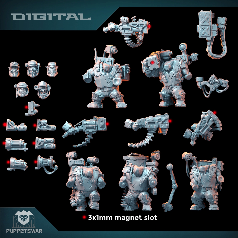 Orc Ultimate Badasses Squad, G - 3D Printing Robot ulasan dan harga