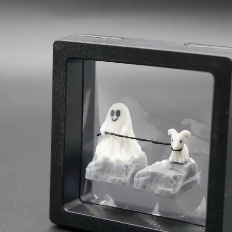 Ghost Puppy Resin Keycap Custo - 3D Printing Keyboard Keys ulasan dan harga