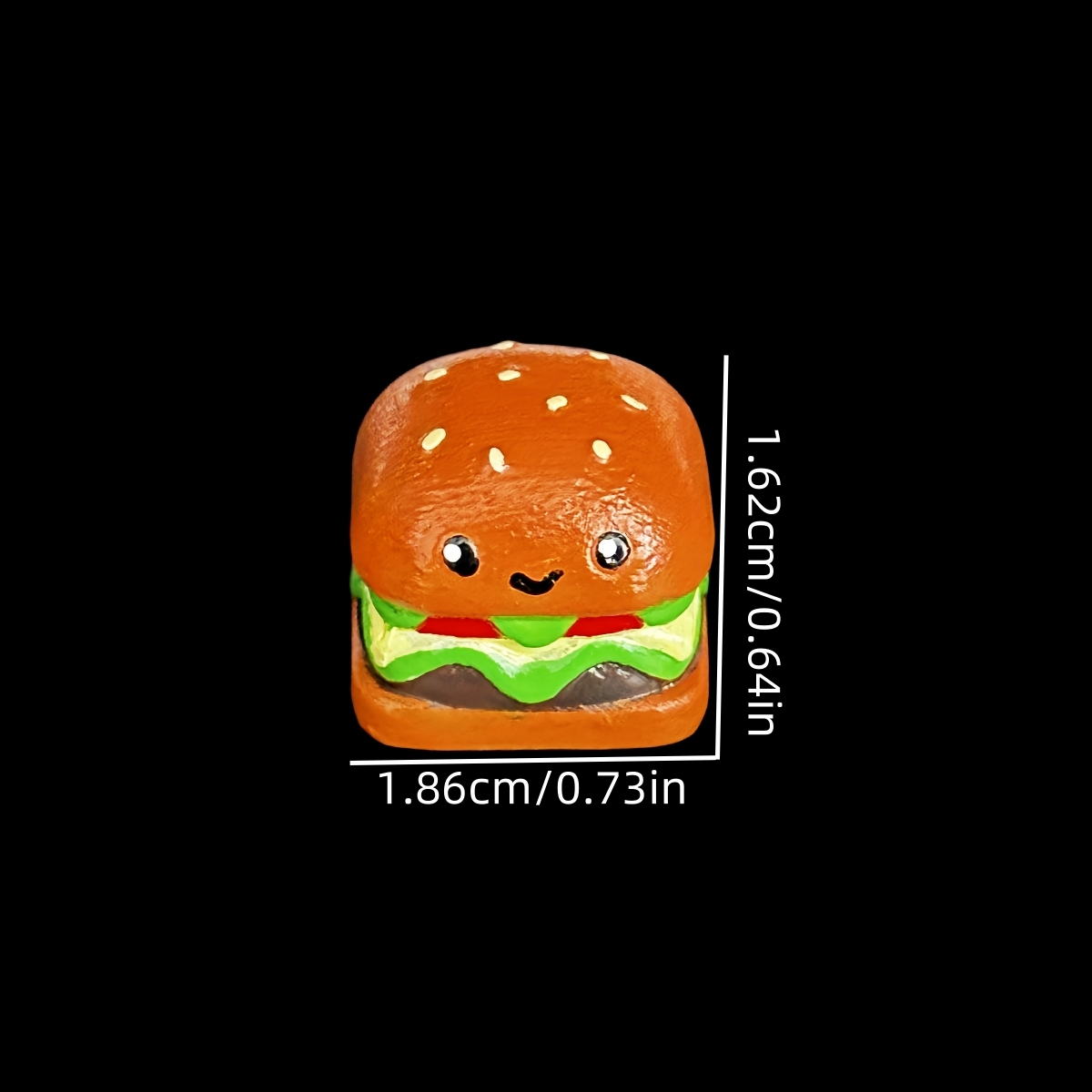 3d Printed Burger Fries Person - 3D Printing Keyboard Keys ulasan dan harga