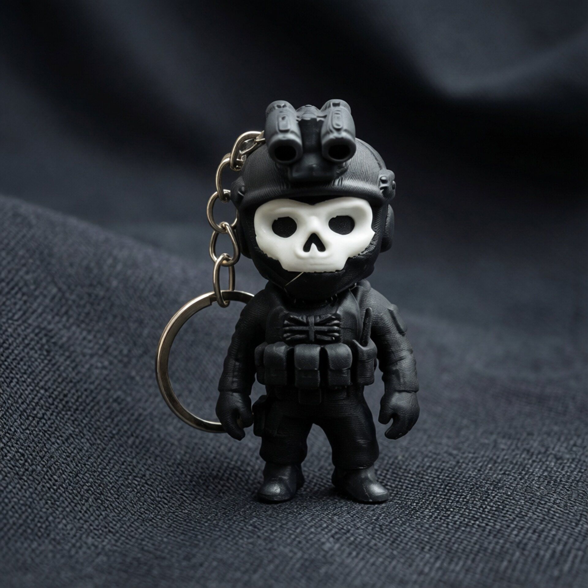 2026 Cute Ghost Warrior Callin - 3D Printing Keychain ulasan dan harga