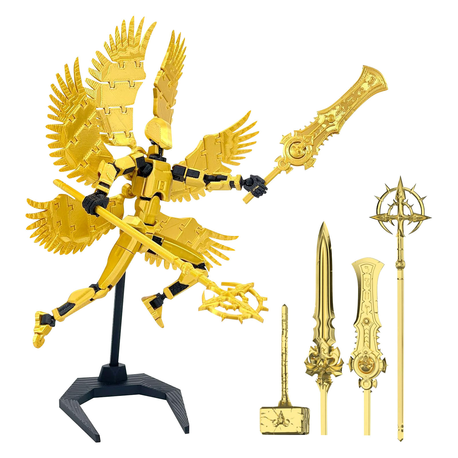 Titan 13 With Wings Figure Toy - 3D Printing Robot ulasan dan harga