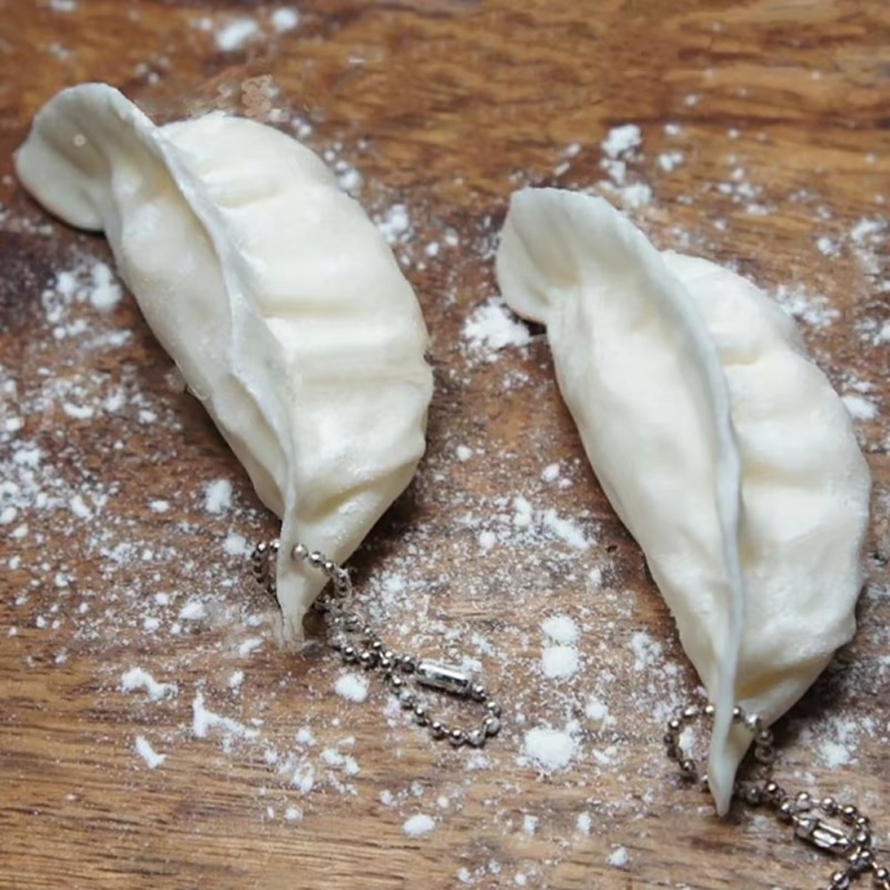 Mini Simulation Food Dumplings - 3D Printing Keychain ulasan dan harga