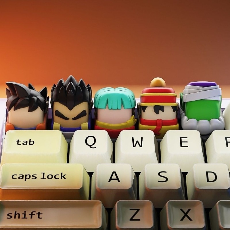 New Anime Keycaps, High-End Ap - 3D Printing Keyboard Keys ulasan dan harga
