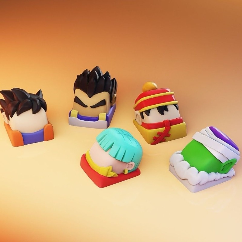 New Anime Keycaps, High-End Ap - 3D Printing Keyboard Keys ulasan dan harga