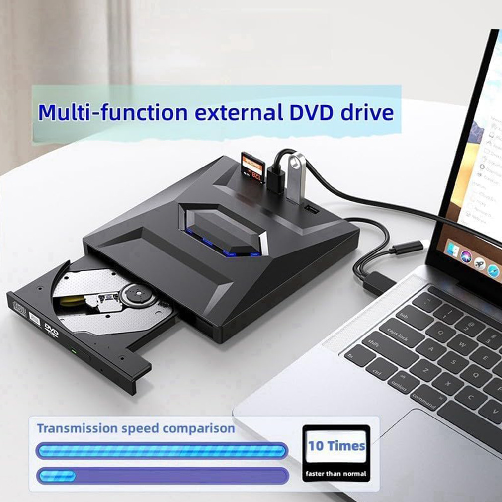 Hot 7-in-1 DVD BD CD Burner US - 3D Printing Robot ulasan dan harga