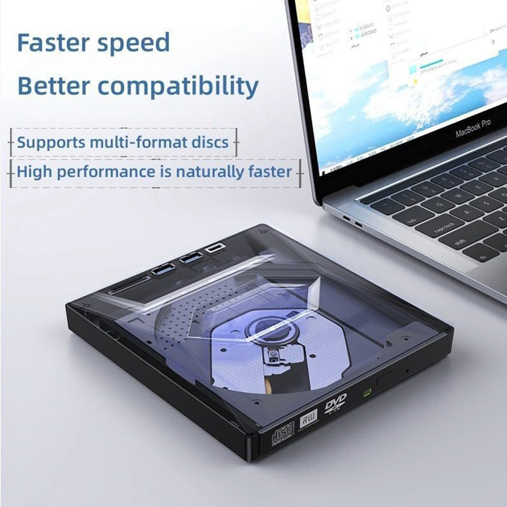 Hot 7-in-1 DVD BD CD Burner US - 3D Printing Robot ulasan dan harga
