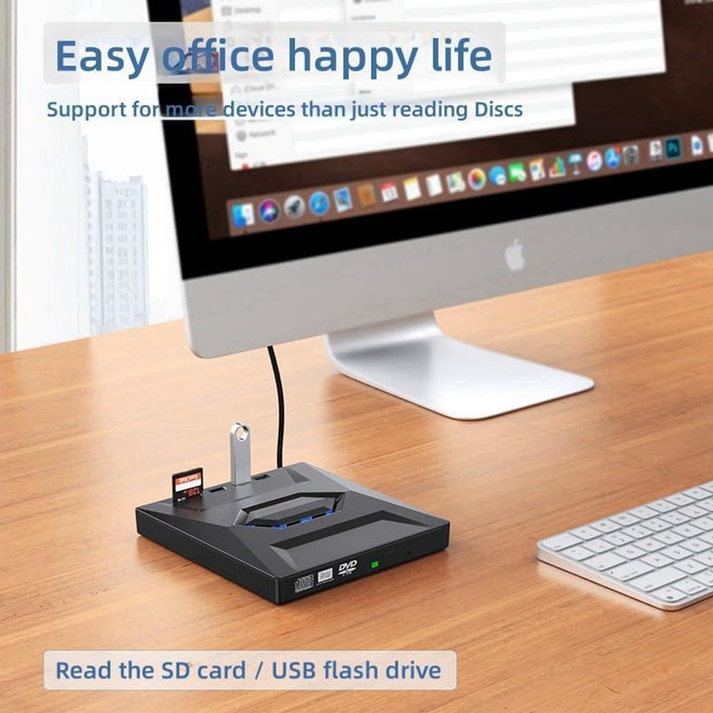 Hot 7-in-1 DVD BD CD Burner US - 3D Printing Robot ulasan dan harga