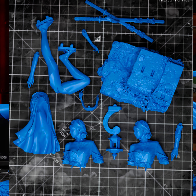 3 Styles Game Character 6642 K - 3D Printing Character ulasan dan harga