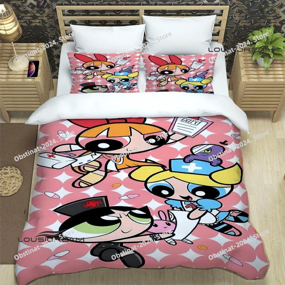 3D P-Powerpuff-Girls Cartoon B - 3D Printing Quilting ulasan dan harga