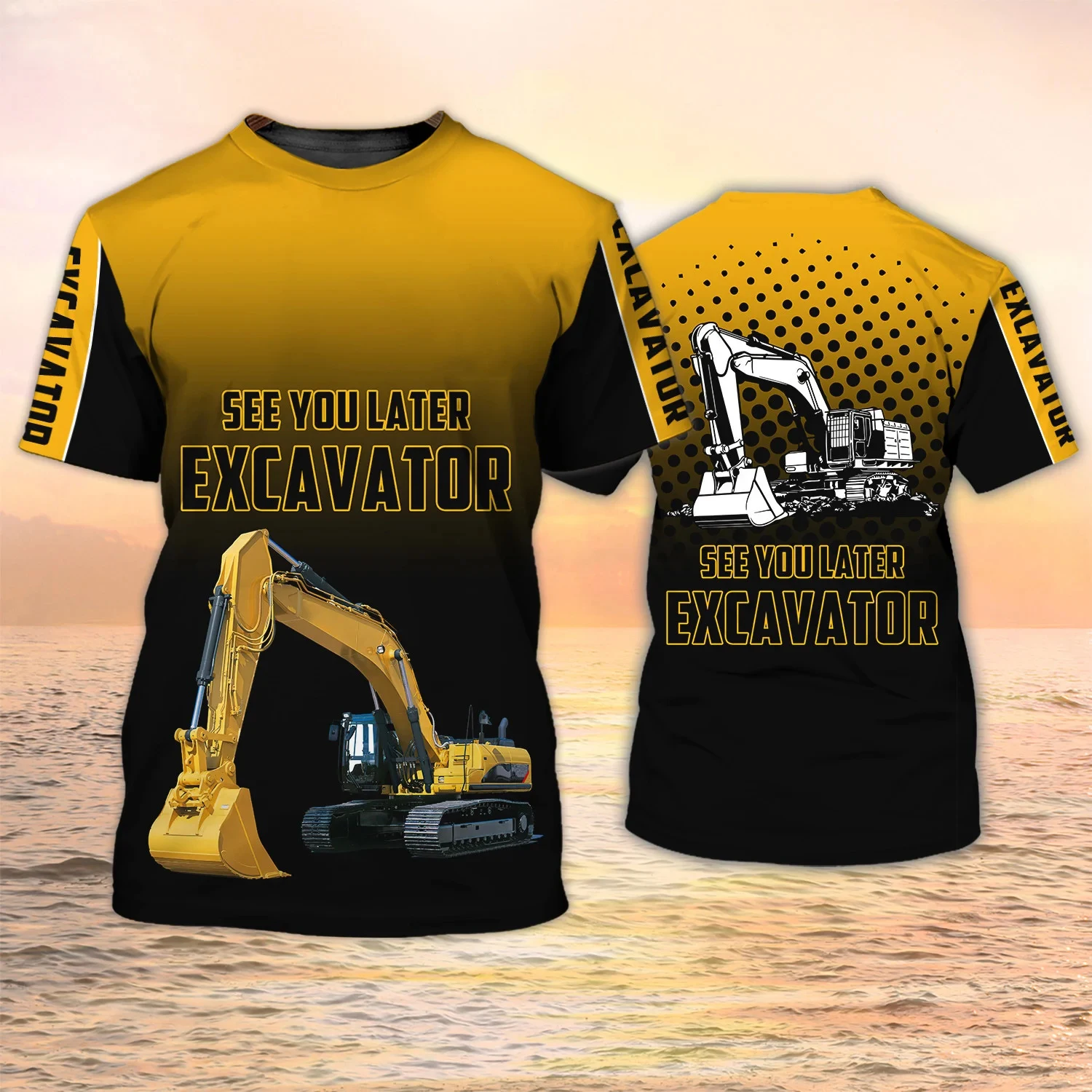 Excavator TShirts Heavy Equipm - 3D Printing Operator ulasan dan harga