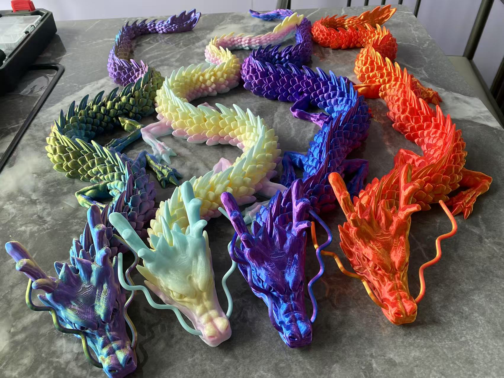 60cm 3D Printing Dragon Toy Ch - 3D Printing Robot ulasan dan harga