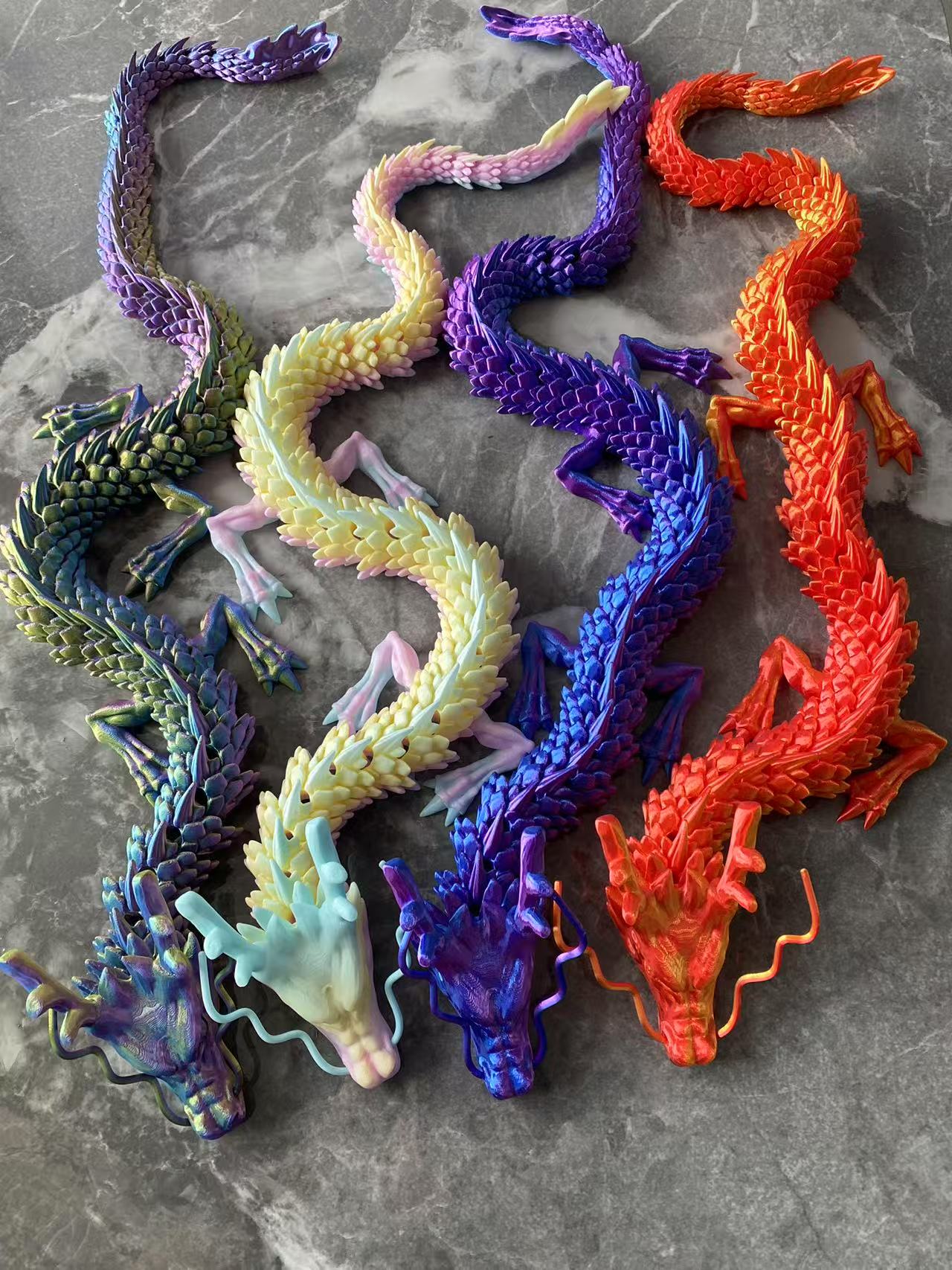 60cm 3D Printing Dragon Toy Ch - 3D Printing Robot ulasan dan harga