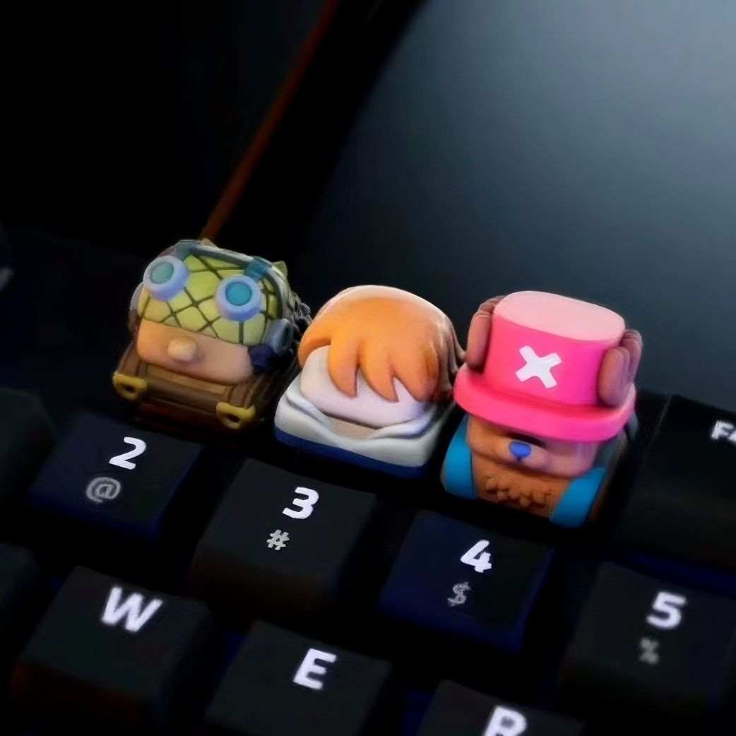One Piece Chopper Nami anime c - 3D Printing Keyboard Keys ulasan dan harga