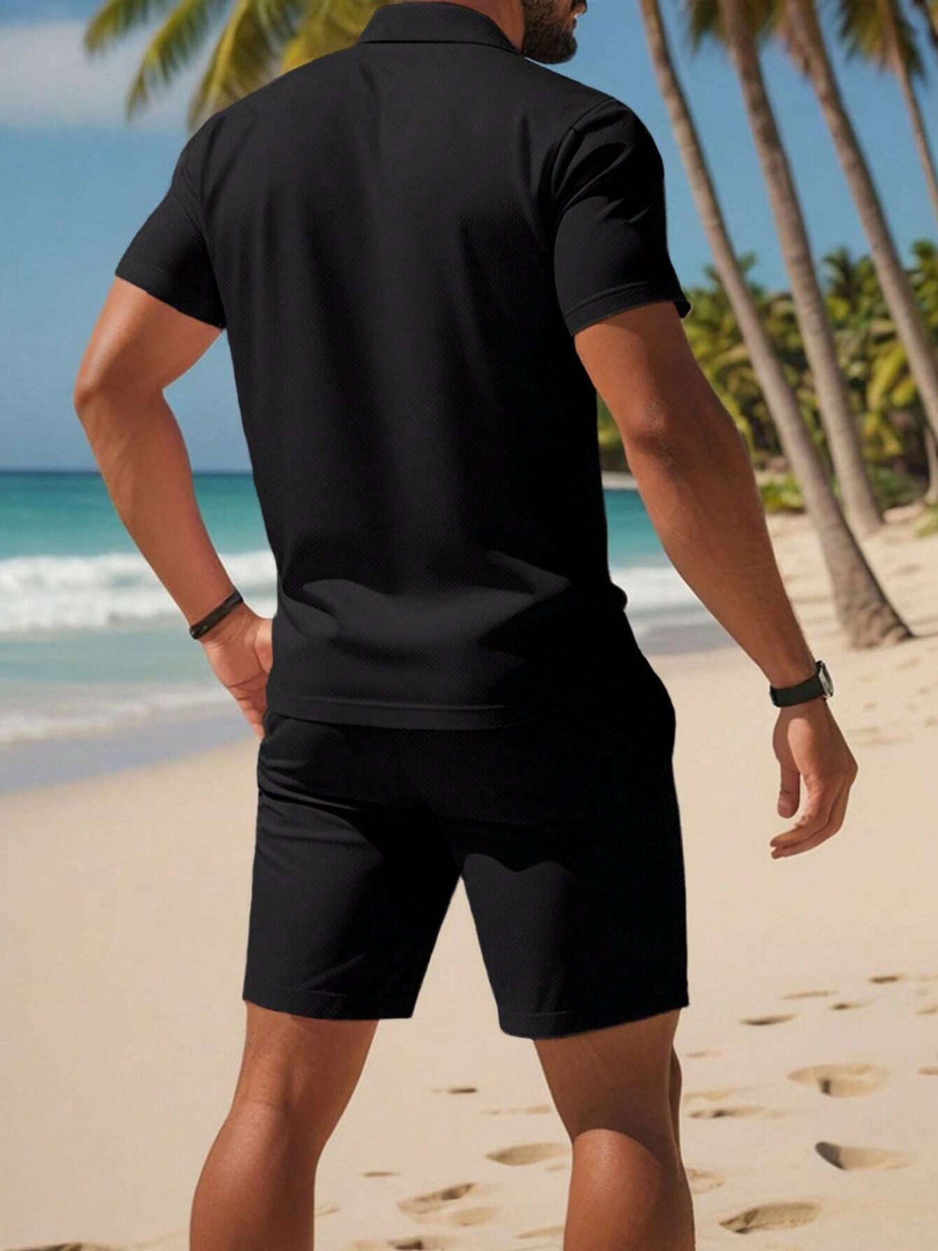 2026 Summer Men's Polo Shirt S - 3D Printing Drawing ulasan dan harga
