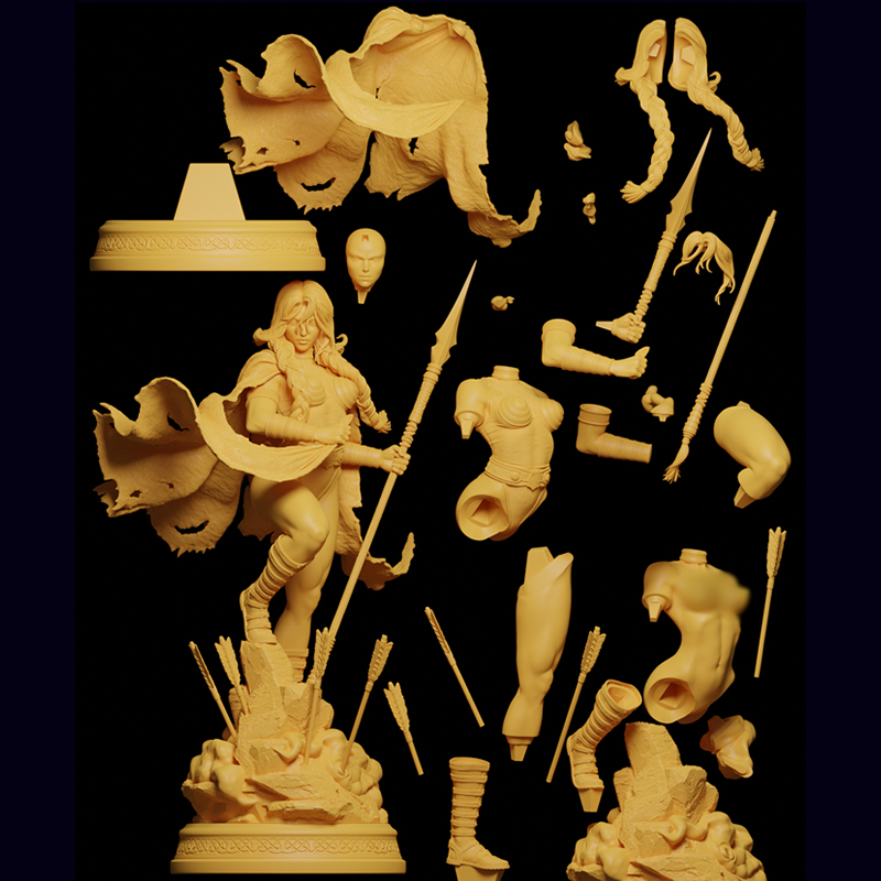 2 Styles Game Character 6677 V - 3D Printing Character ulasan dan harga