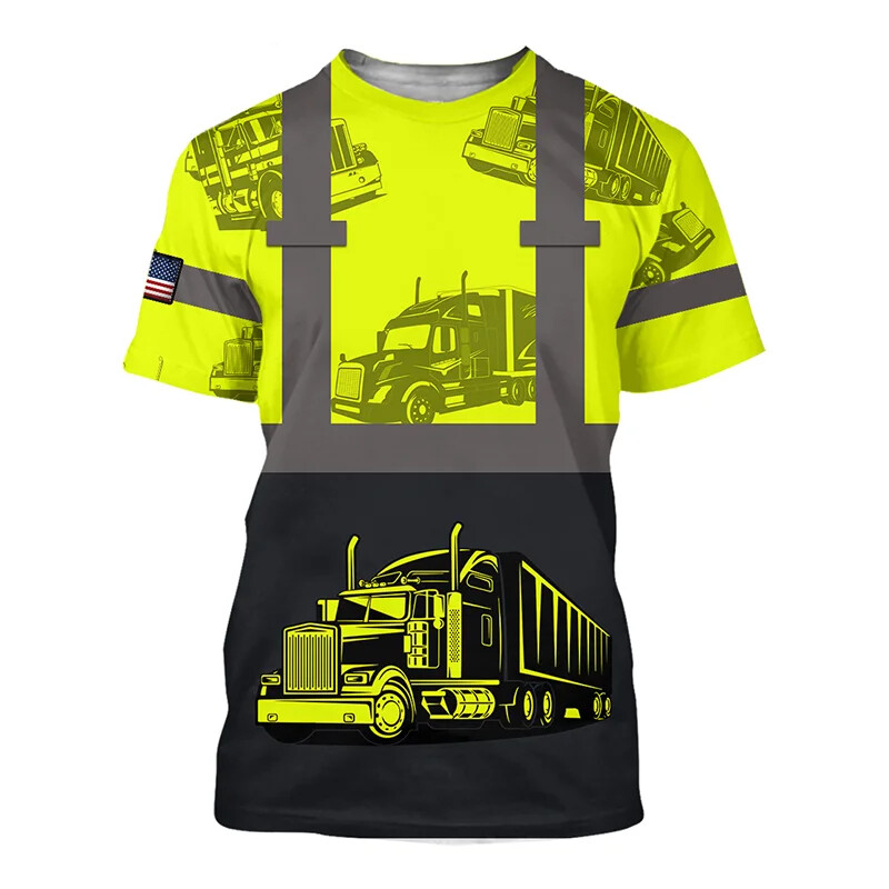 Excavator 3D Print T-shirt For - 3D Printing Operator ulasan dan harga