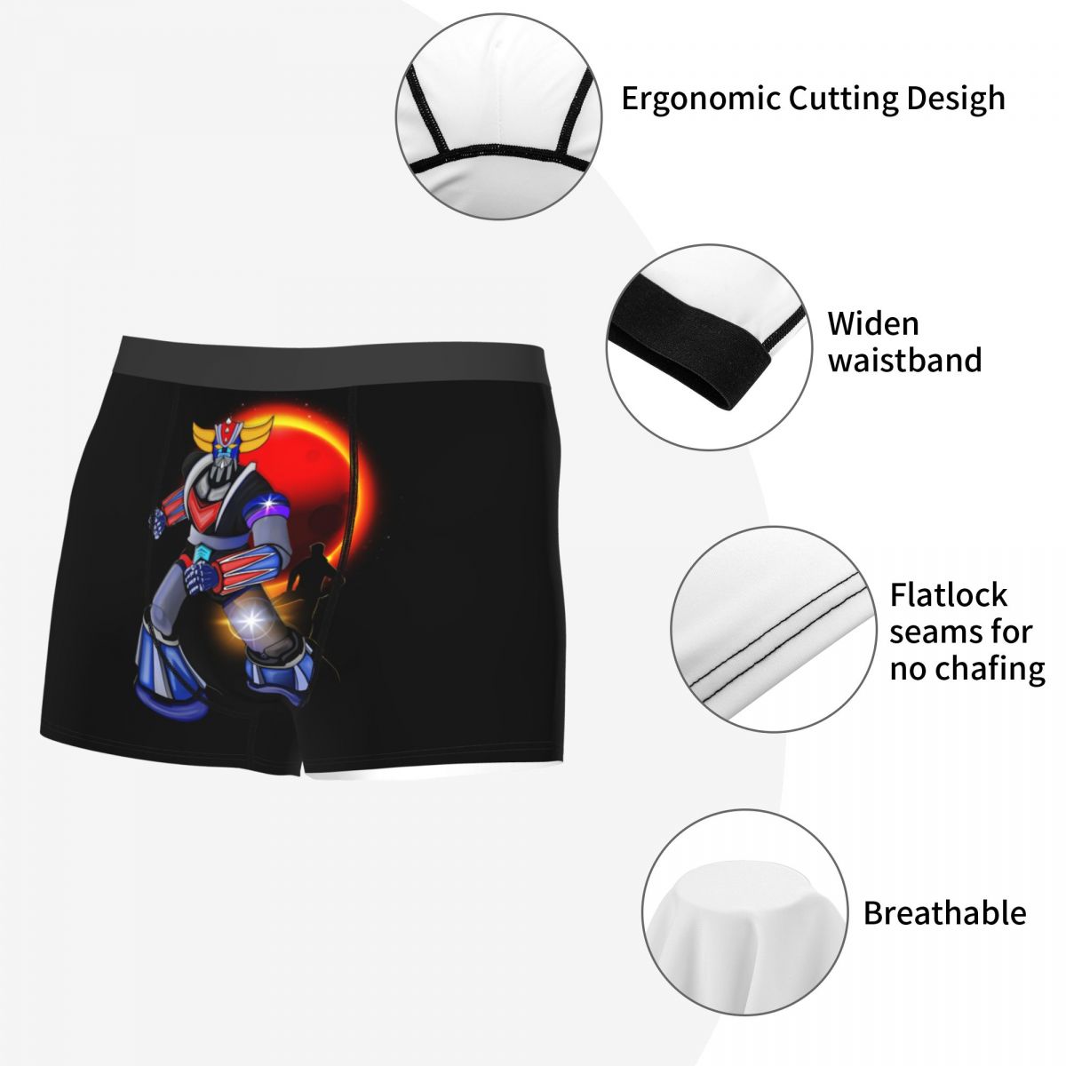 Goldorak Grendizer Boxer Short - 3D Printing Robot ulasan dan harga