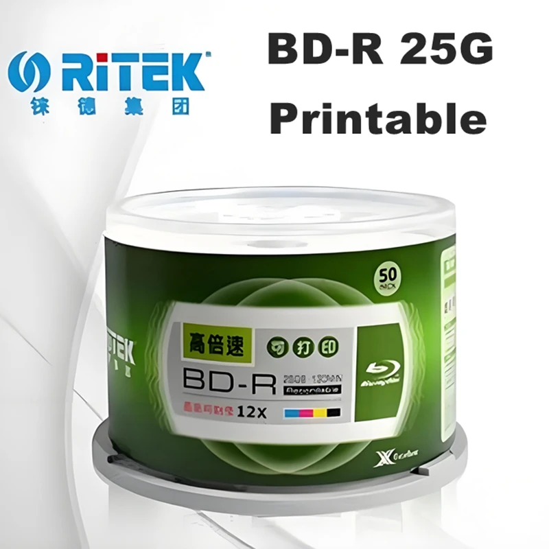 50PCS/BOX Ritek BD-R 25GB Prin - 3D Printing Robot ulasan dan harga